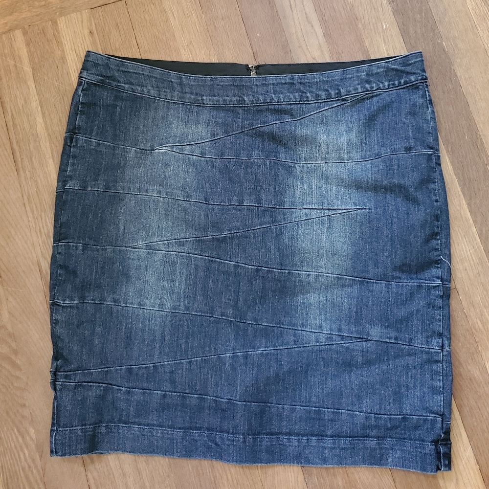 Lane Bryant denim skirt